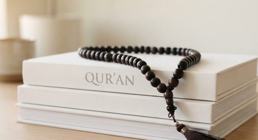 Sandalwood Tasbih — detail view